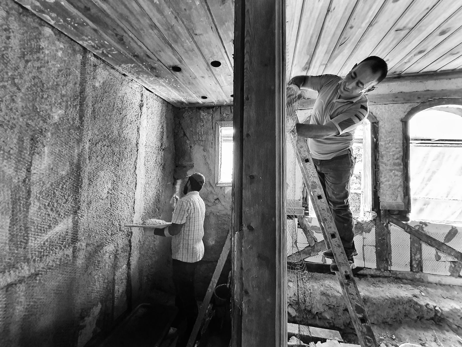 Construire ou renover Chantier de renovation interieure d'une maison ancienne
