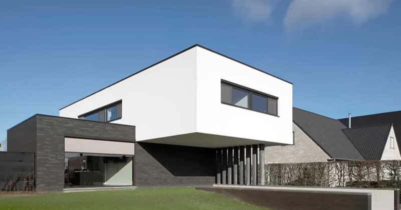 Fenêtres en aluminium avec protection solaire - inspiration | Winsol